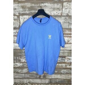 Hanes Beefy Tshirt Men's XL Blue THE SALTY DOG CAFE Graphic Print‎